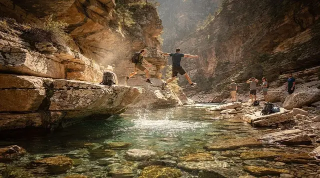 Kloofing in the Western Cape