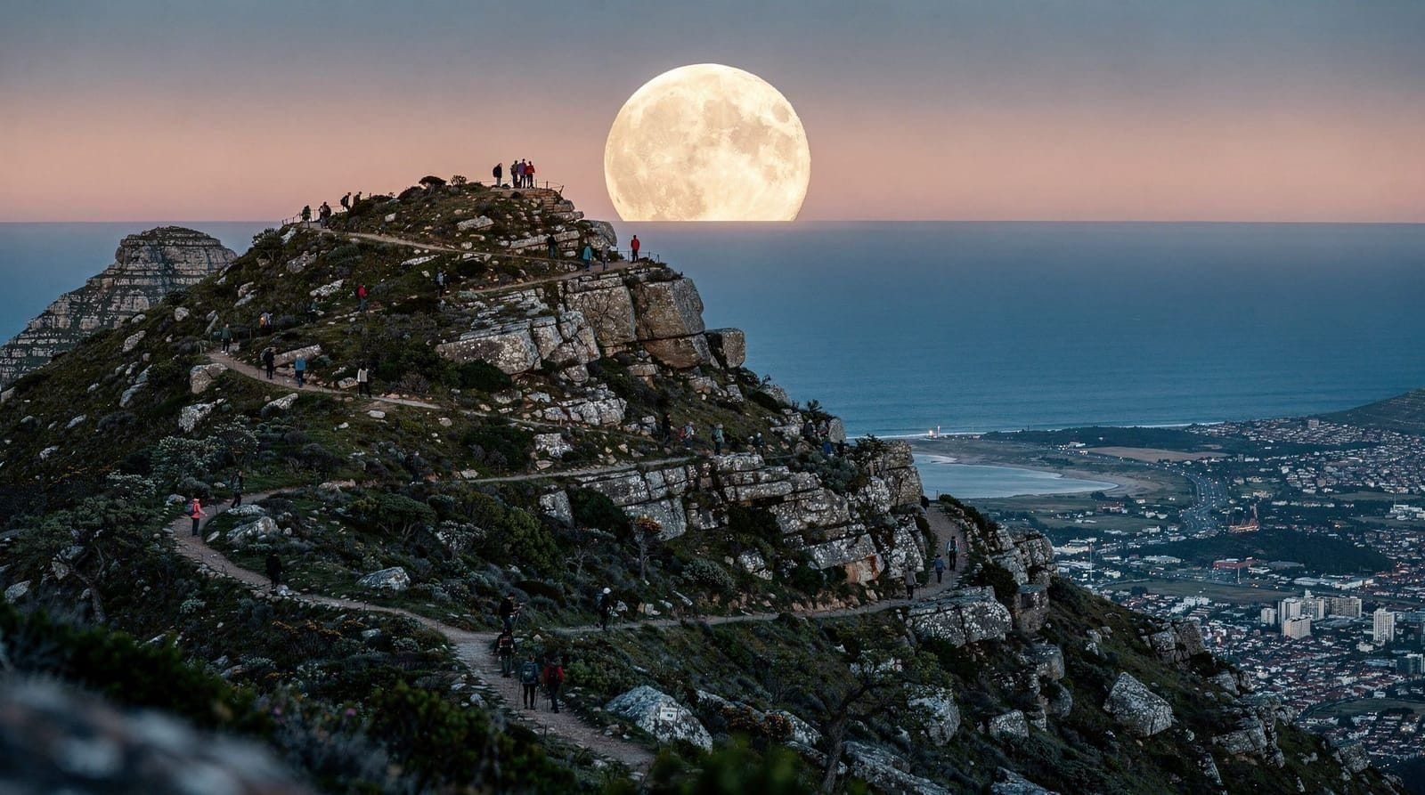 La caminata a Lion's Head y los paseos de luna llena
